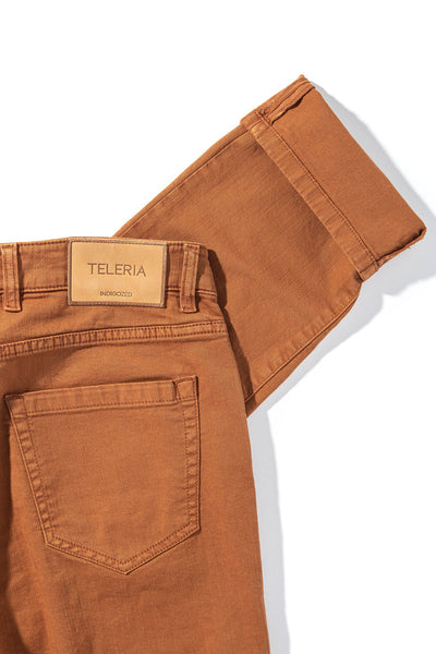 Teleria Zed Ouray 5 Pocket Denim in Rhum Mens - Pants - 5 Pocket