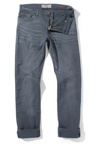 Teleria Zed Ouray 5-Pocket Stretch Twill in Acciaio Mens - Pants - 5 Pocket