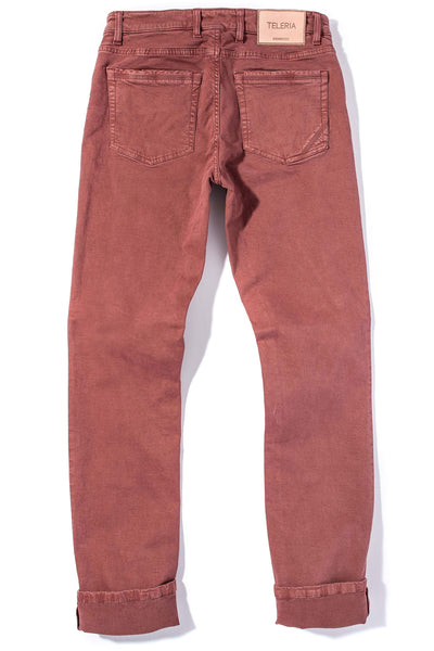Teleria Zed Ryland Rugged Soft Touch Cotton Jeans in Arancio Mens - Pants - 5 Pocket