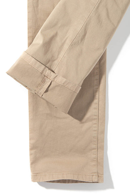 Teleria Zed Summit 5-Pocket Cotton Twill In Beige Mens - Pants - 5 Pocket