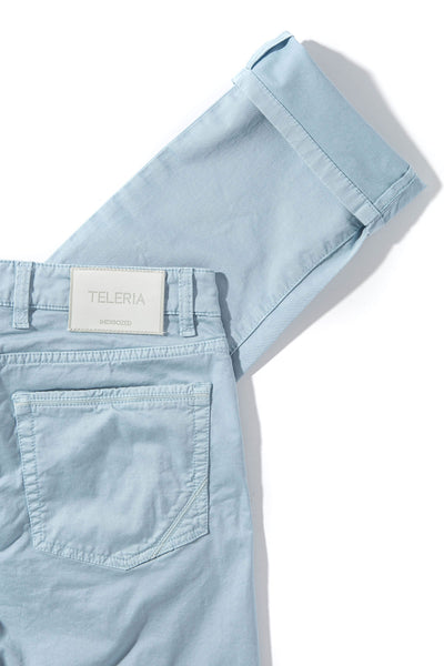 Teleria Zed Summit 5-Pocket Cotton Twill In Blue Ice Mens - Pants - 5 Pocket