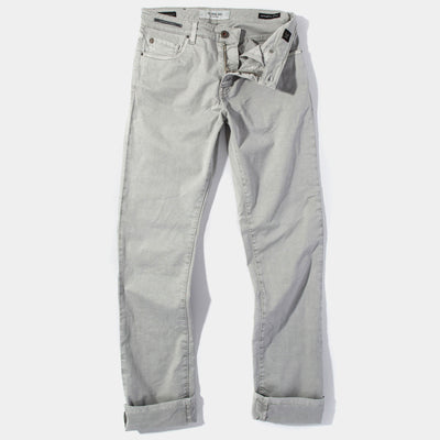 Teleria Zed Summit 5-Pocket Cotton Twill In Cenere Mens - Pants - 5 Pocket