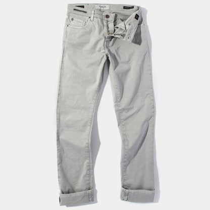 Teleria Zed Summit 5-Pocket Cotton Twill In Cenere Mens - Pants - 5 Pocket