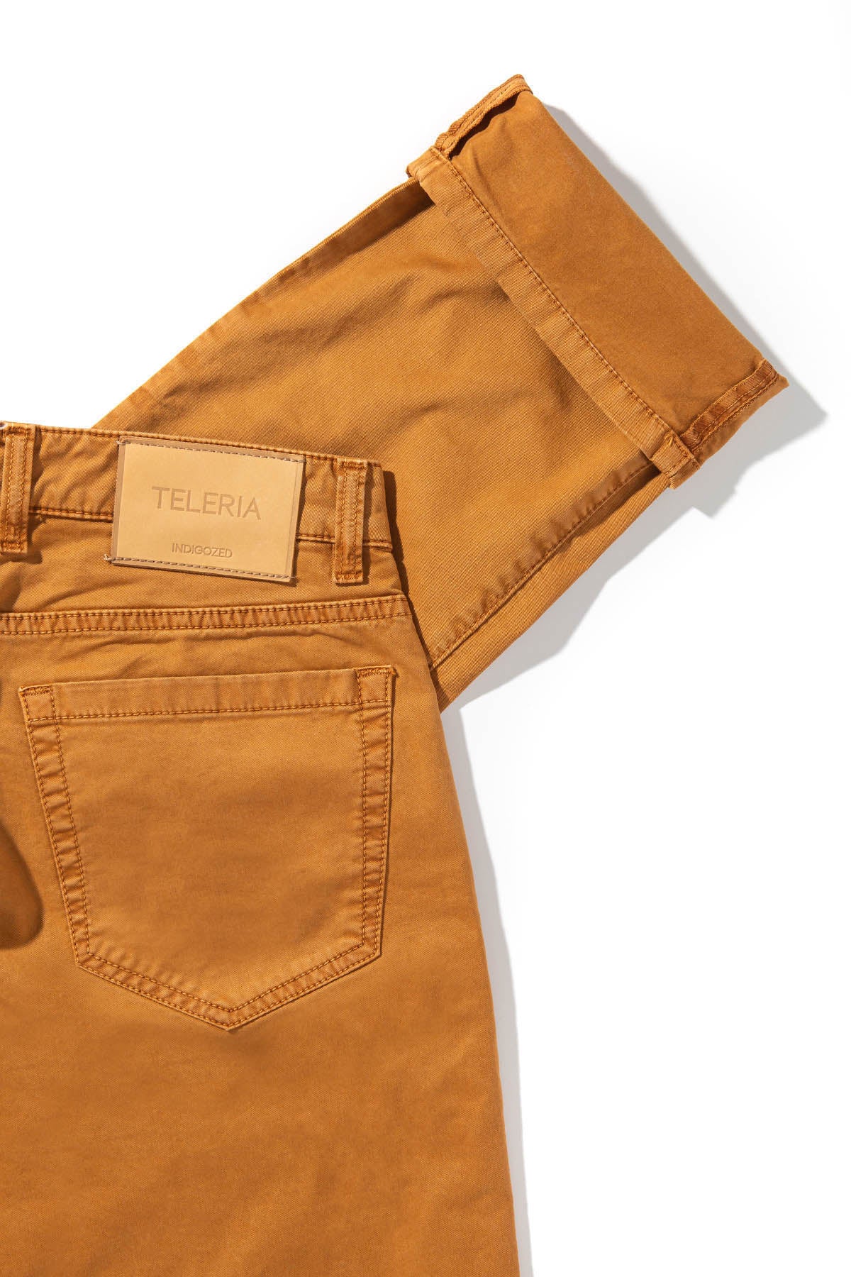 Teleria Zed Summit 5-Pocket Cotton Twill In Dark Ochra Mens - Pants - 5 Pocket