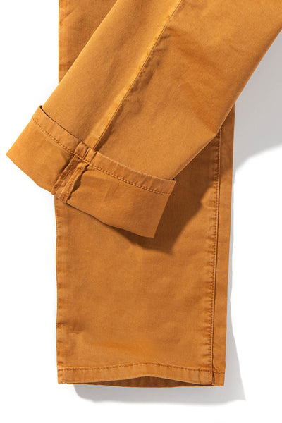 Teleria Zed Summit 5-Pocket Cotton Twill In Dark Ochra Mens - Pants - 5 Pocket