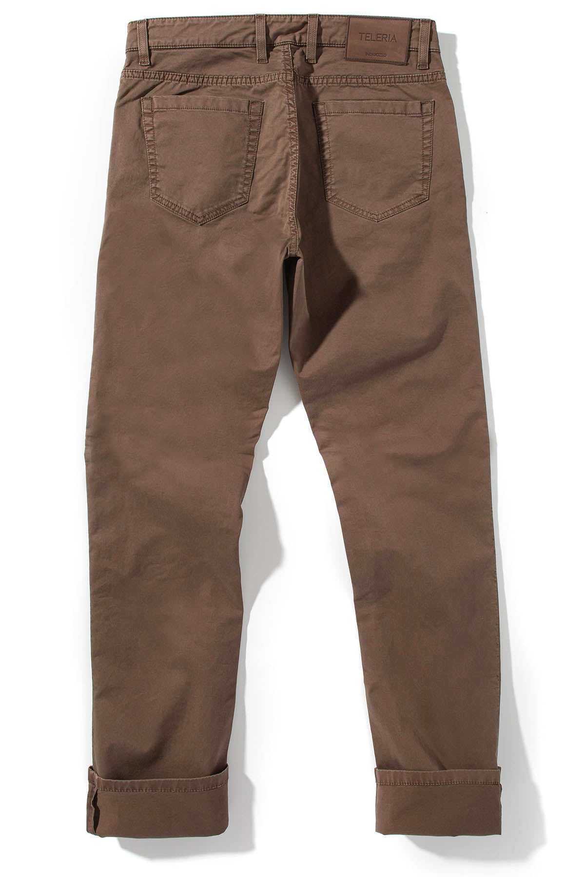 Teleria Zed Summit 5-Pocket Cotton Twill In Fango Mens - Pants - 5 Pocket