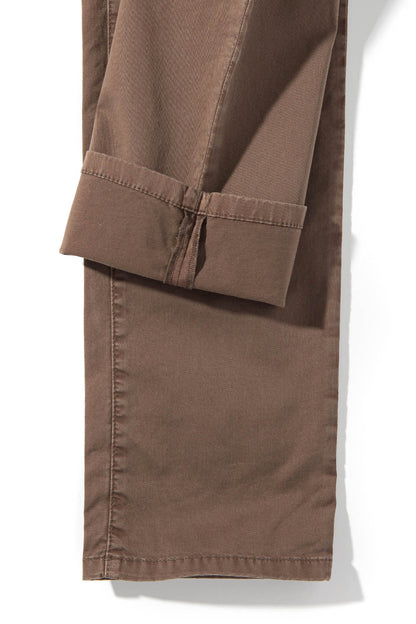 Teleria Zed Summit 5-Pocket Cotton Twill In Fango Mens - Pants - 5 Pocket