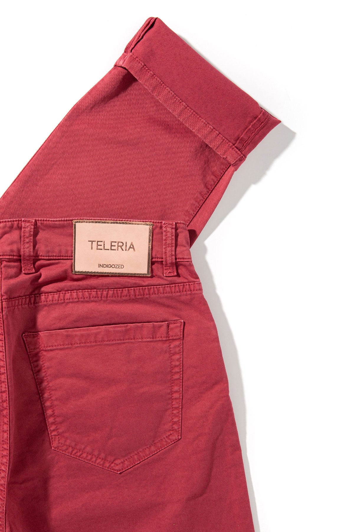 Teleria Zed Summit 5-Pocket Cotton Twill In Fragola Mens - Pants - 5 Pocket
