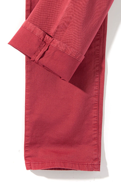 Teleria Zed Summit 5-Pocket Cotton Twill In Fragola Mens - Pants - 5 Pocket