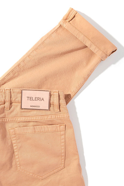 Teleria Zed Summit 5-Pocket Cotton Twill In Salmon Mens - Pants - 5 Pocket