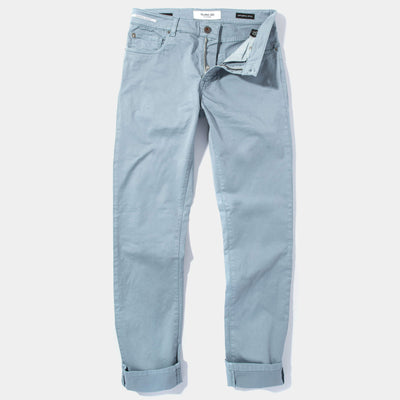 Teleria Zed Summit 5-Pocket Cotton Twill In Turchese Mens - Pants - 5 Pocket