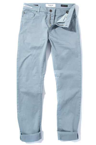 Teleria Zed Summit 5-Pocket Cotton Twill In Turchese Mens - Pants - 5 Pocket