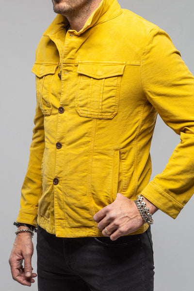 Trace Overdyed Moleskin Overshirt | Mens - Outerwear - Overshirts | Teleria Zed