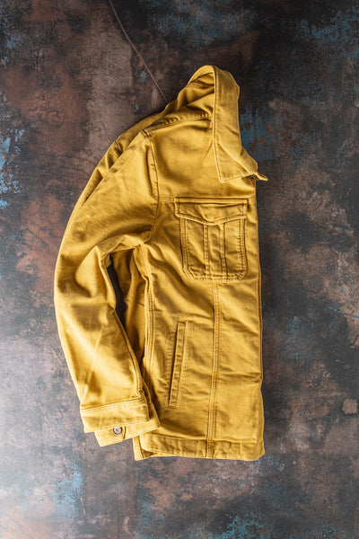 Trace Overdyed Moleskin Overshirt | Mens - Outerwear - Overshirts | Teleria Zed