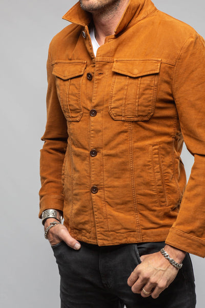 Teleria Zed Trace Overdyed Moleskin Overshirt Mens - Outerwear - Overshirts