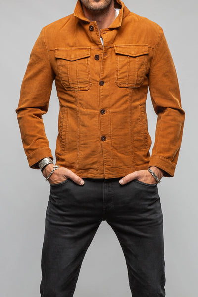 Teleria Zed Trace Overdyed Moleskin Overshirt Mens - Outerwear - Overshirts