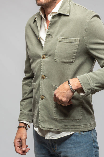 Teleria Zed Verona Garment-Dyed Jacket Mens - Outerwear - Overshirts