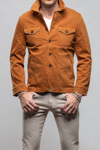 Teleria Zed Walker Jean Jacket In Mosto Mens - Outerwear - Overshirts
