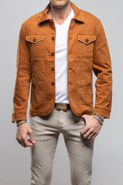 Teleria Zed Walker Jean Jacket In Mosto Mens - Outerwear - Overshirts