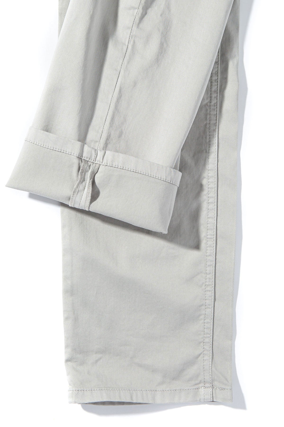 Teleria Zed Wellington Lightweight Cotton Stretch In Cenere Mens - Pants - 5 Pocket