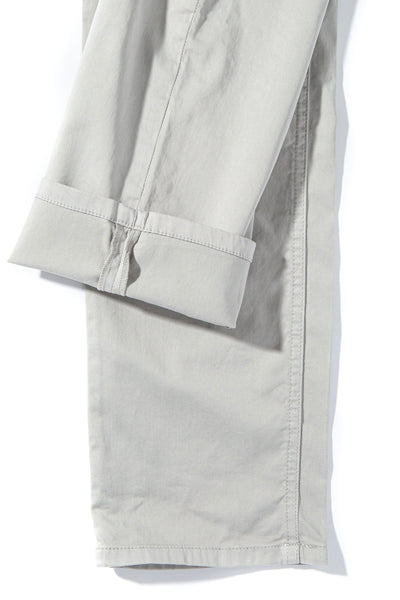 Teleria Zed Wellington Lightweight Cotton Stretch In Cenere Mens - Pants - 5 Pocket