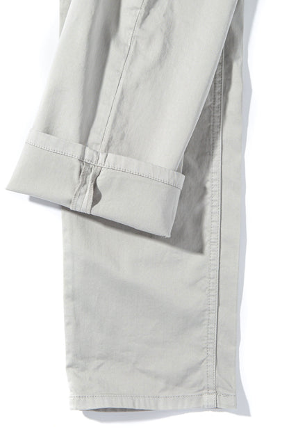 Teleria Zed Wellington Lightweight Cotton Stretch In Cenere Mens - Pants - 5 Pocket