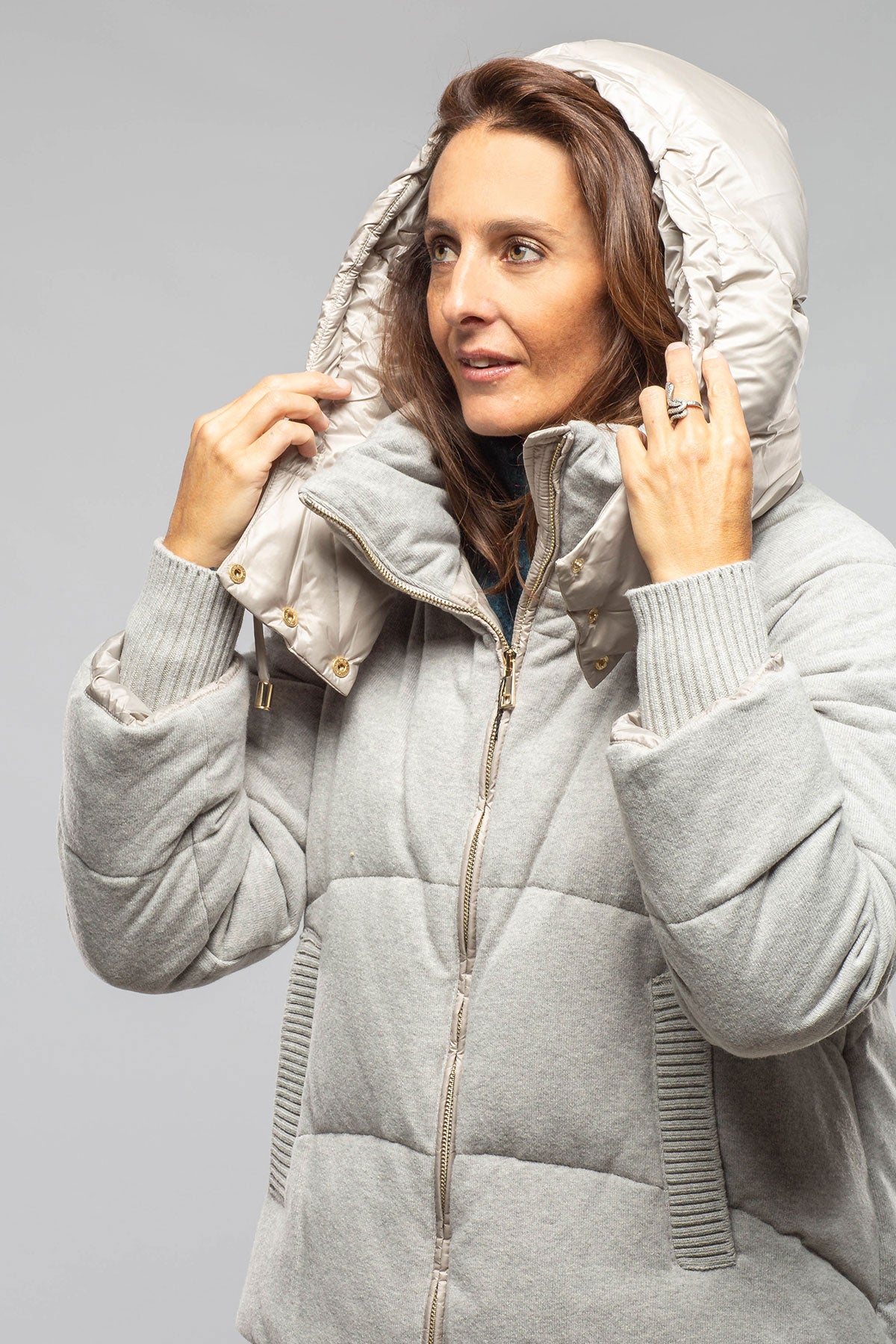 Anitia Wool/Cashmere Down Puffer