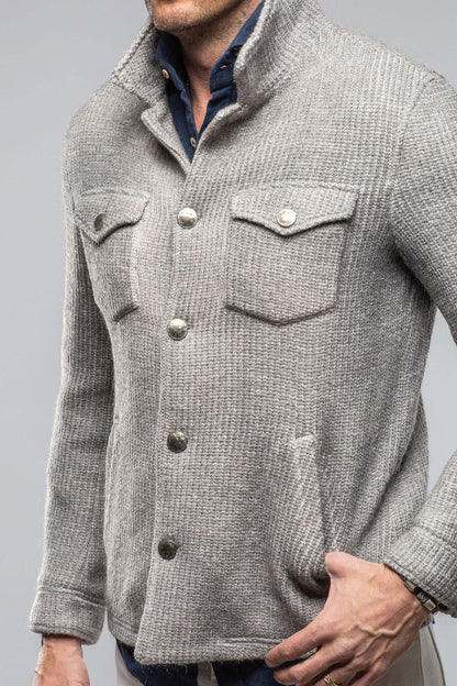 Wrangell Knit Jacket In Light Stone | Warehouse - Mens - Outerwear - Cloth | Gimo's