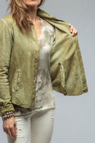 Meryl Suede Safari Shirt | Ladies - Outerwear - Leather | Roncarati