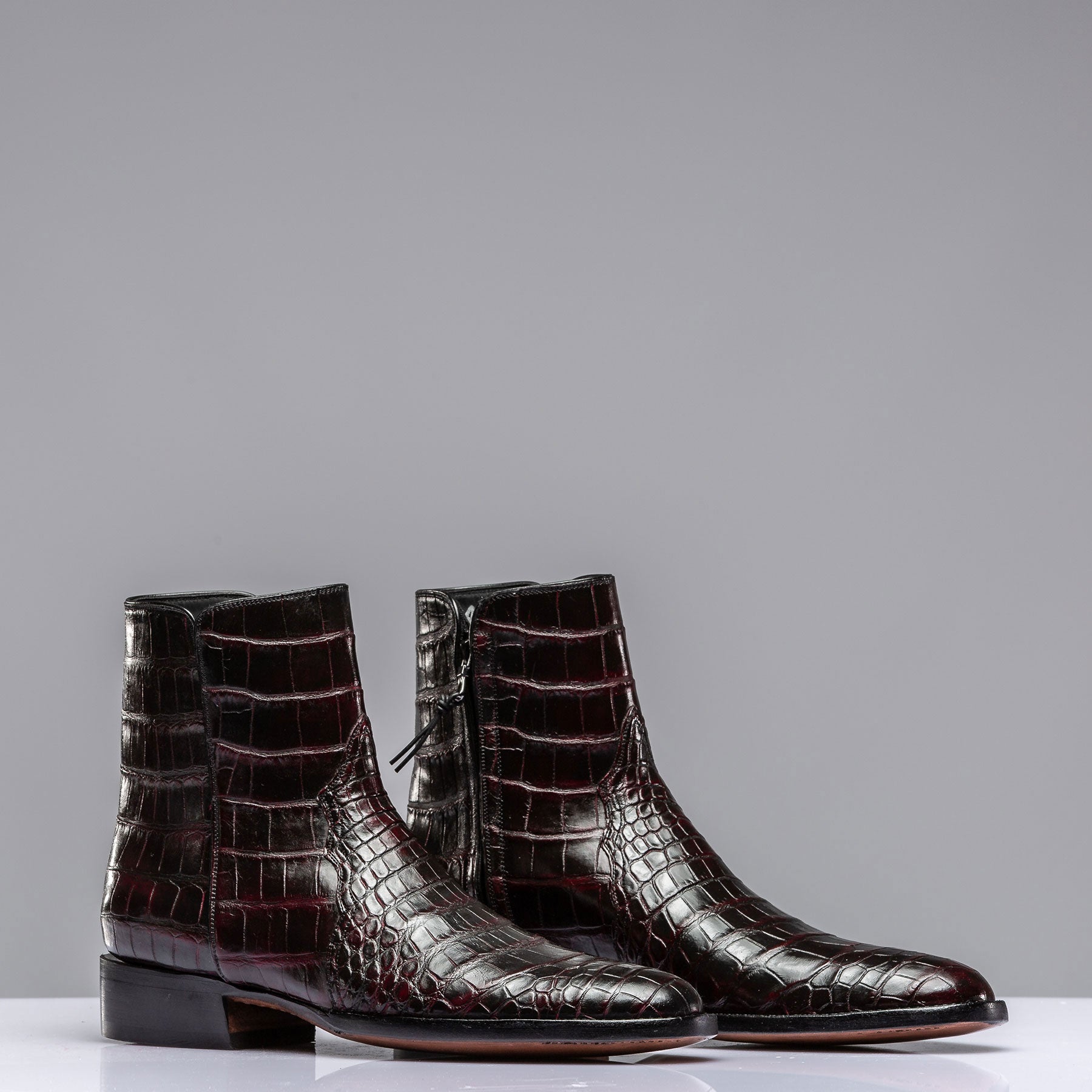 Black Cherry Two Piece Chelsea Boot | Mens - Cowboy Boots | Stallion Boots