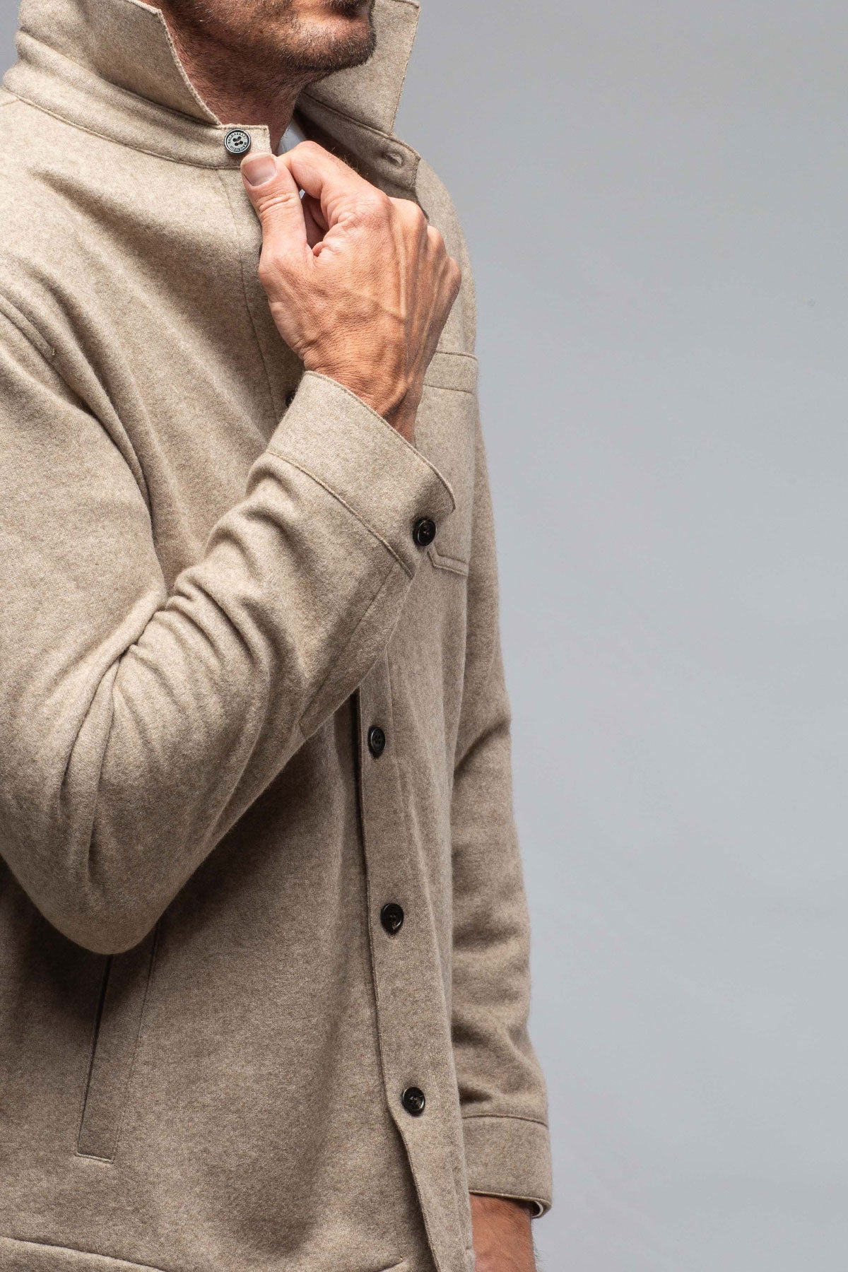 Sooter Cashmere Shirt in Natural