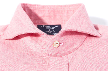 Bissell Cotton Flannel in Dark Pink | Mens - Shirts - Dress | Giannetto Portofino