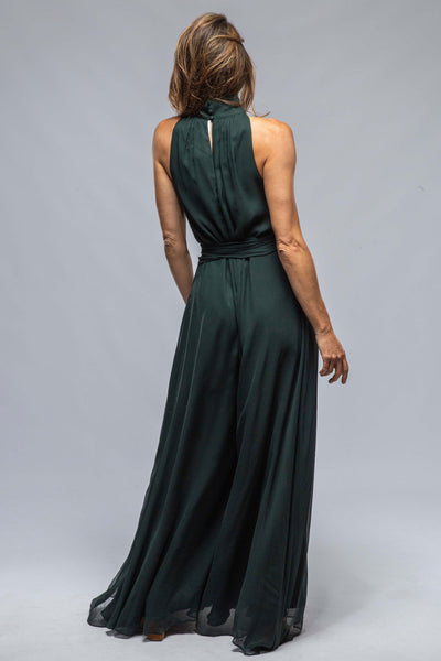 VOZ Palazzo Jumpsuit, Silk Chiffon, In Forest Ladies - Evening Wear