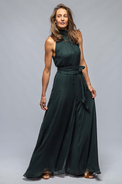 VOZ Palazzo Jumpsuit, Silk Chiffon, In Forest Ladies - Evening Wear