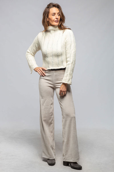 VOZ | Tania Cropped Baby Alpaca Sweater In Ivory | Ladies - Sweaters 