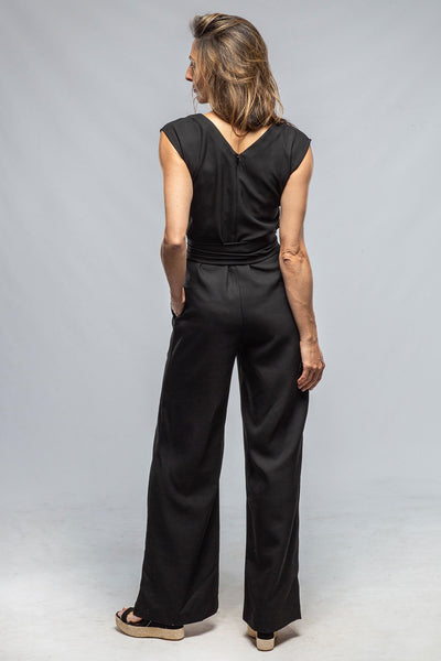 VOZ V-Neck Jumpsuit in Black Ladies - Evening Wear