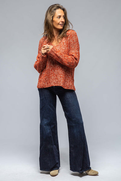 VOZ V-Neck Twist Sweater Ladies - Sweaters