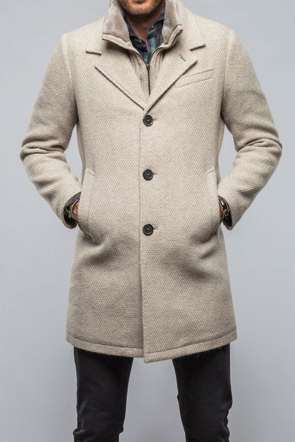 Crispus Knit Jacket in Ice | Mens - Outerwear - Cloth | Gimo's