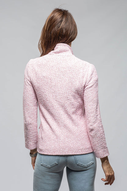 Chios Sweater Jacket In Ballerina | Ladies - Tailored - Jackets | Amina Rubinacci