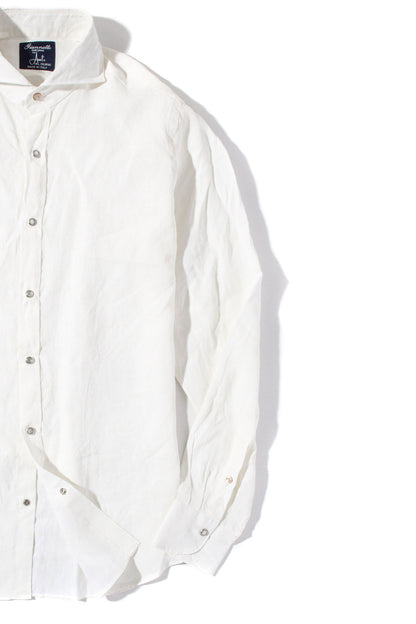 Sorgue Linen Shirt In White | Mens - Shirts - Dress | Axels GP