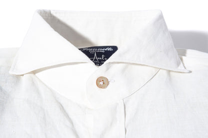 Sorgue Linen Shirt In White | Mens - Shirts - Dress | Axels GP