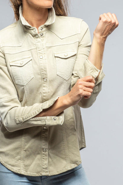 Sweetwater Denim Shirt In Celery | Ladies - Snap Shirts | Axel's Premium Denim