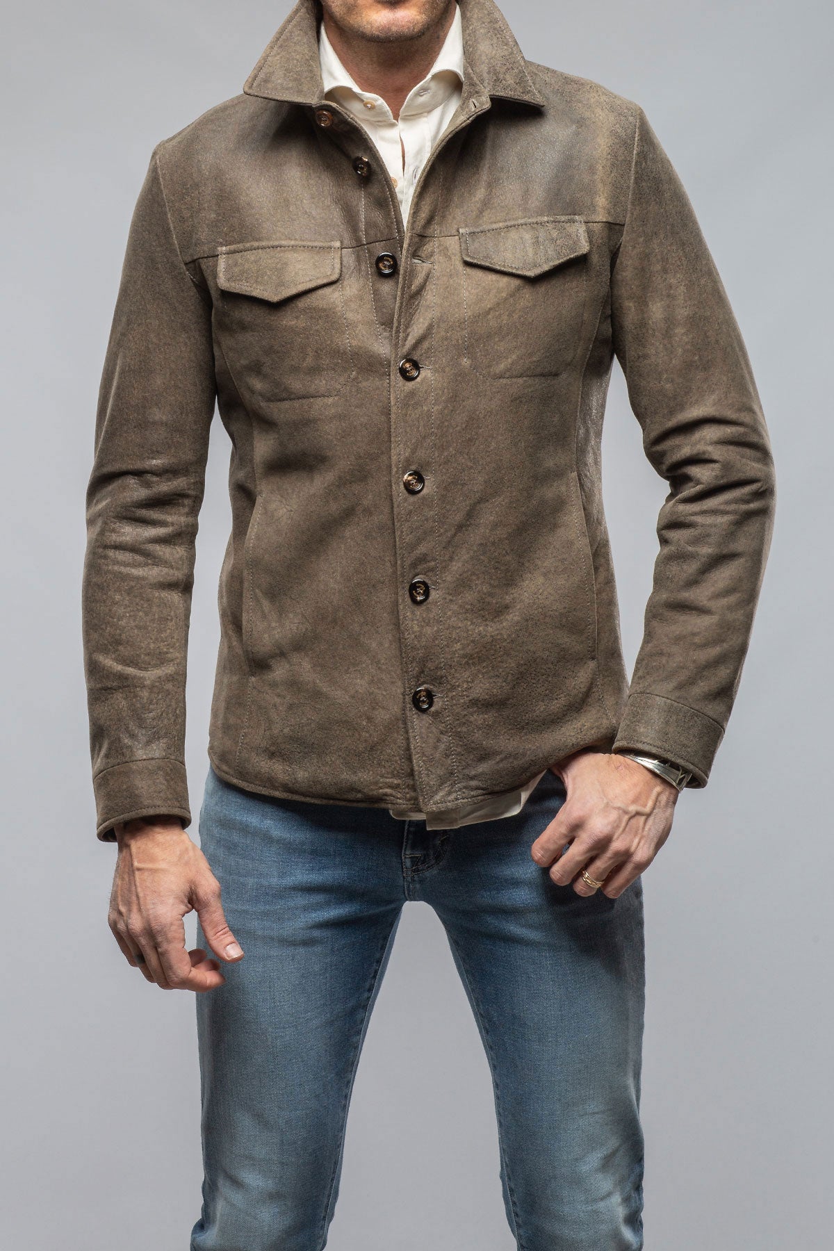 Odin Rugged Shirt Jacket In Southwest Beige