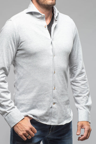 Serenity Cotton Cashmere Jersey In Grey