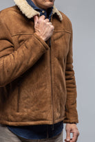 Floyd Merino Shearling in Brandy | Samples - Mens - Outerwear - Shearling | DiBello