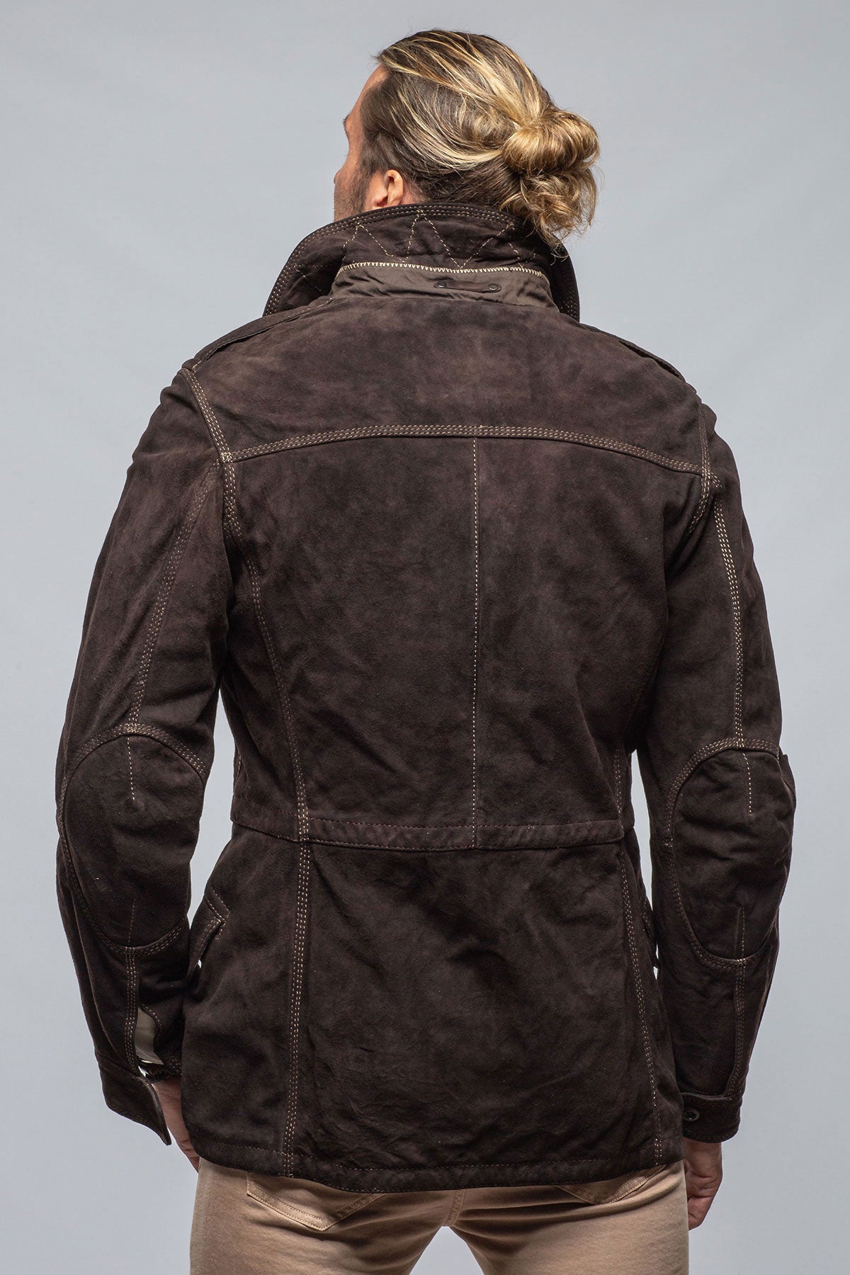 Bennet Lamb Suede Field Jacket | Samples - Mens - Outerwear - Leather | Gimo's