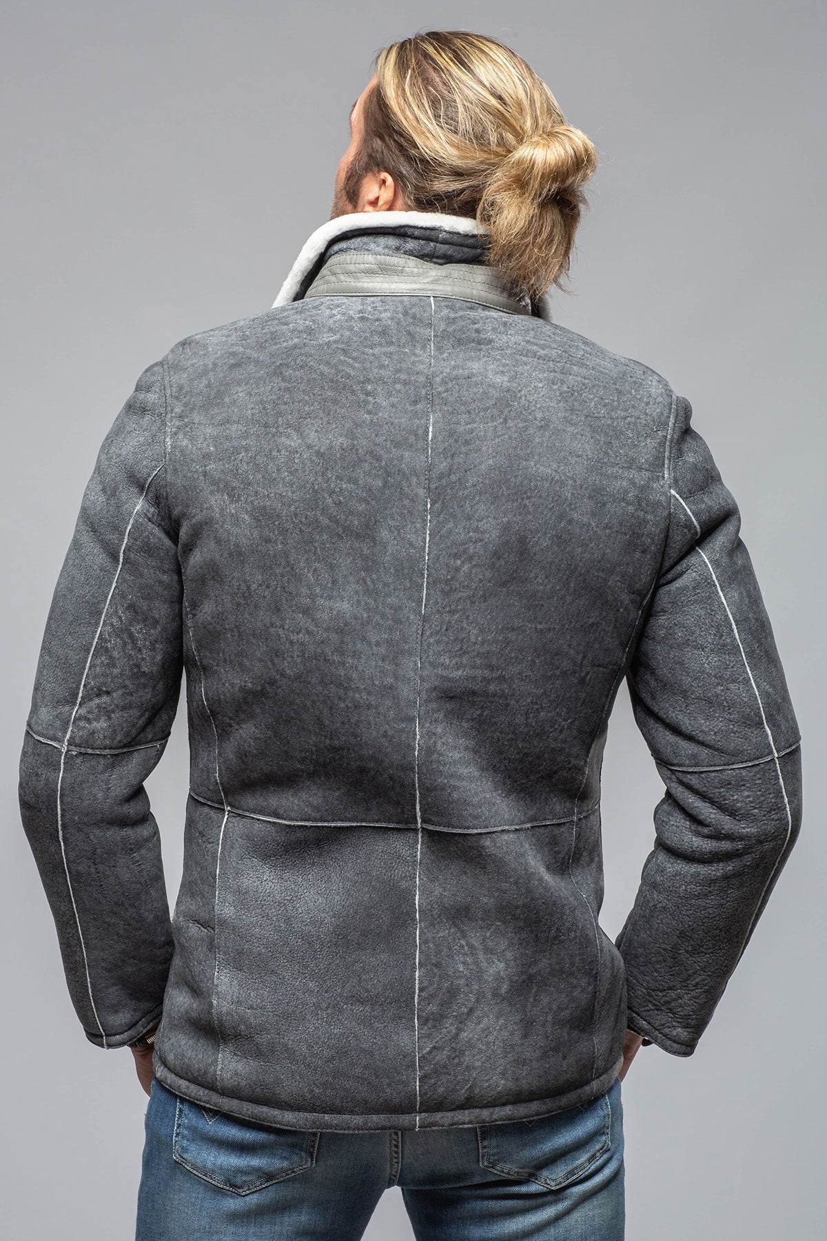 Denali Shearling In Grey | Samples - Mens - Outerwear - Shearling | DiBello