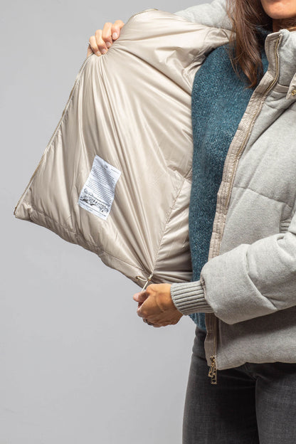 Anitia Wool/Cashmere Down Puffer