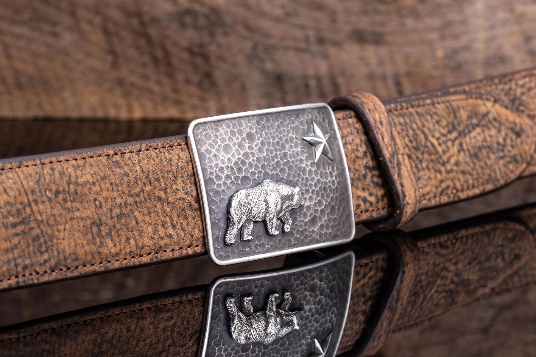 Mason Bear & Star Trophy Buckle | Belts And Buckles - Trophy | Comstock Heritage