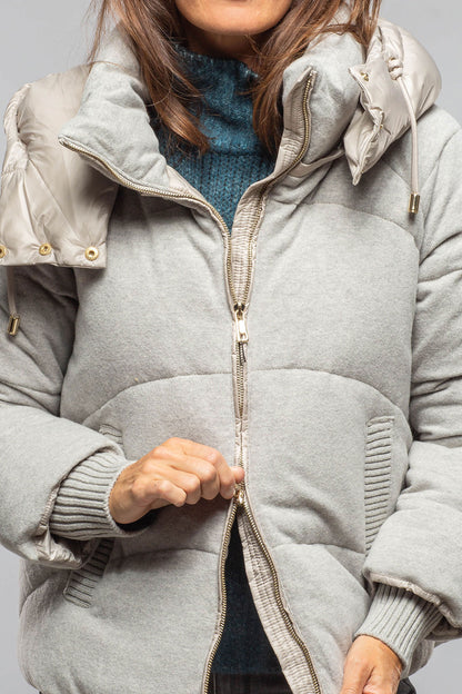 Anitia Wool/Cashmere Down Puffer